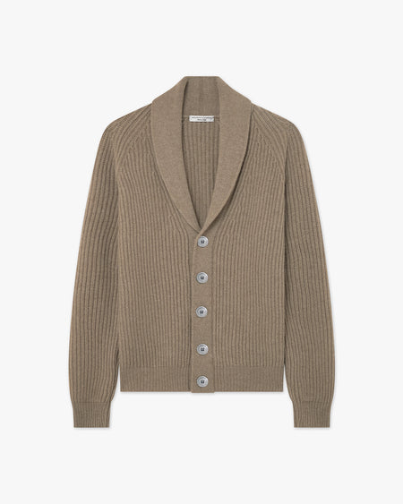Cardigan Gleneagles Uomo - Tortora - Archivio