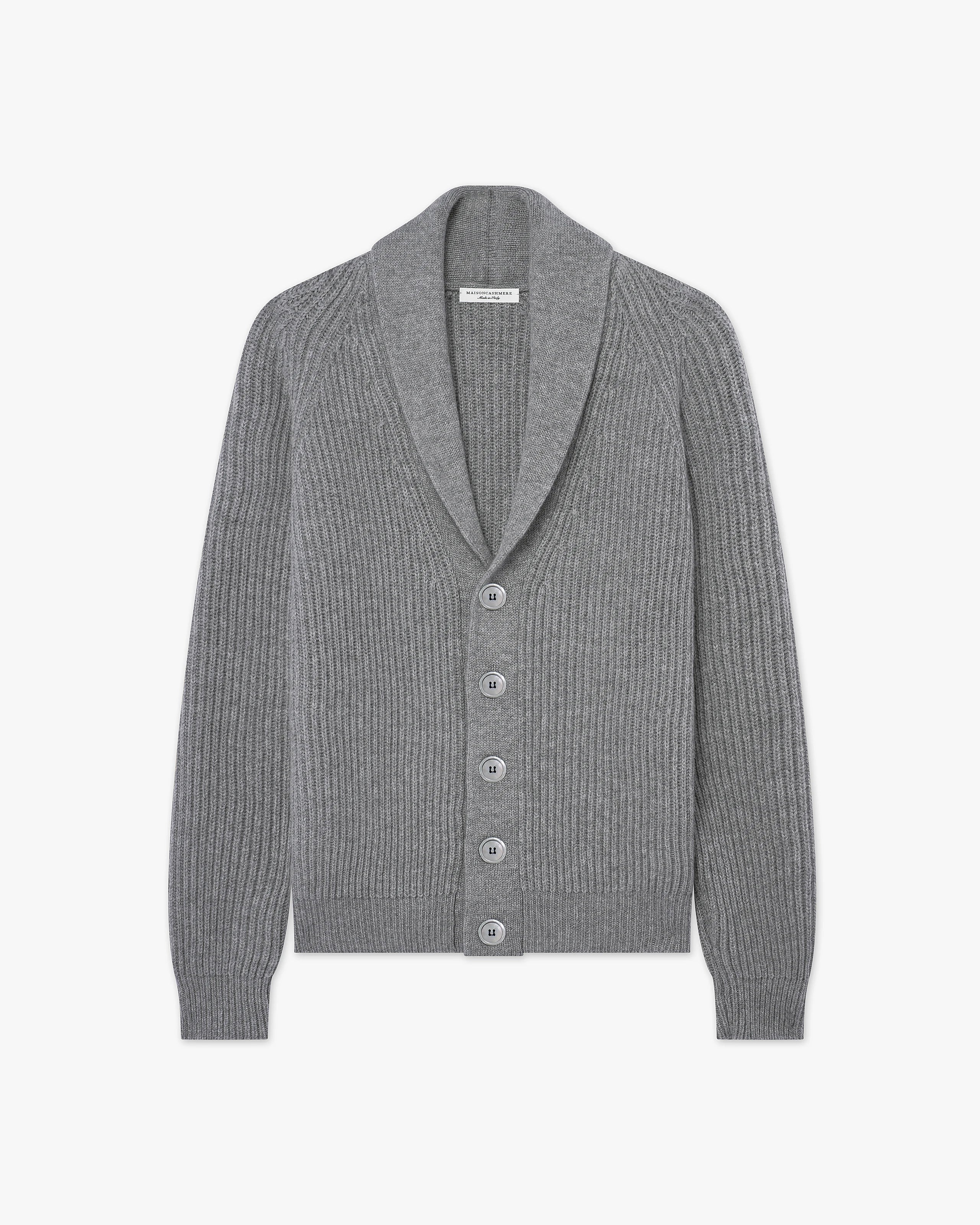 Cardigan Gleneagles Uomo - Grigio Medio - Archivio