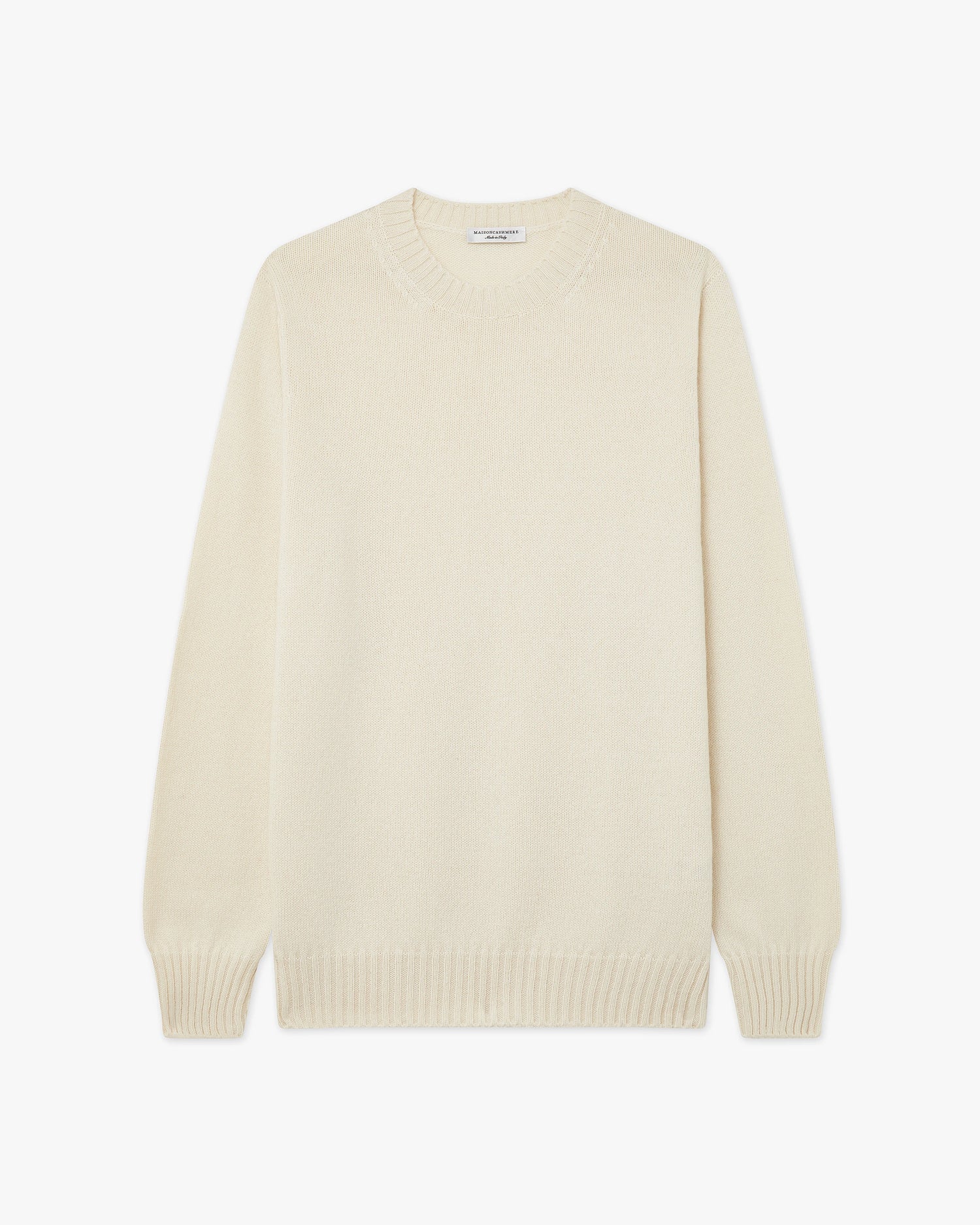 Faloria Rundhalspullover Herren - Weiß - Archiv