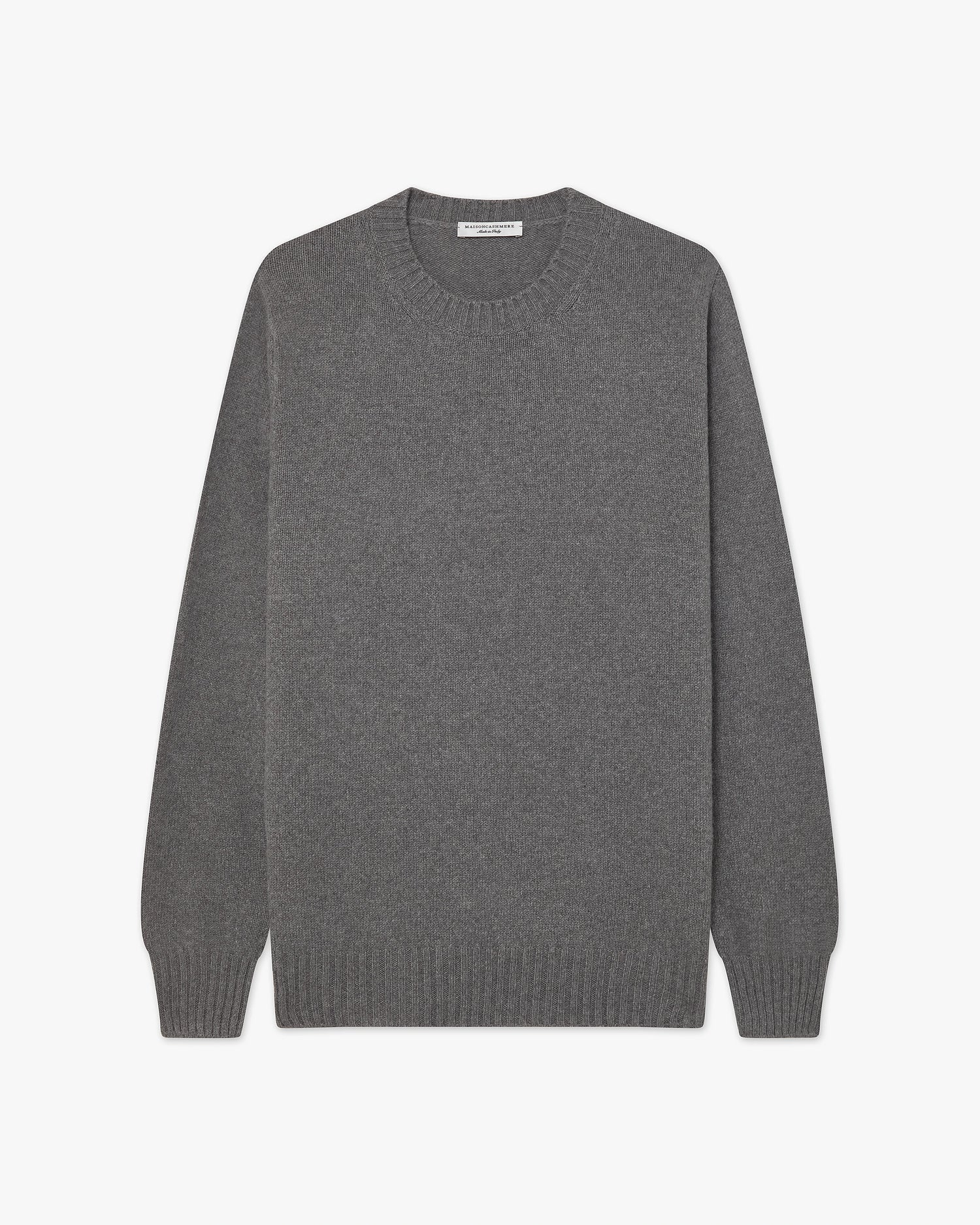 Faloria Rundhalspullover Herren - Grau - Archiv