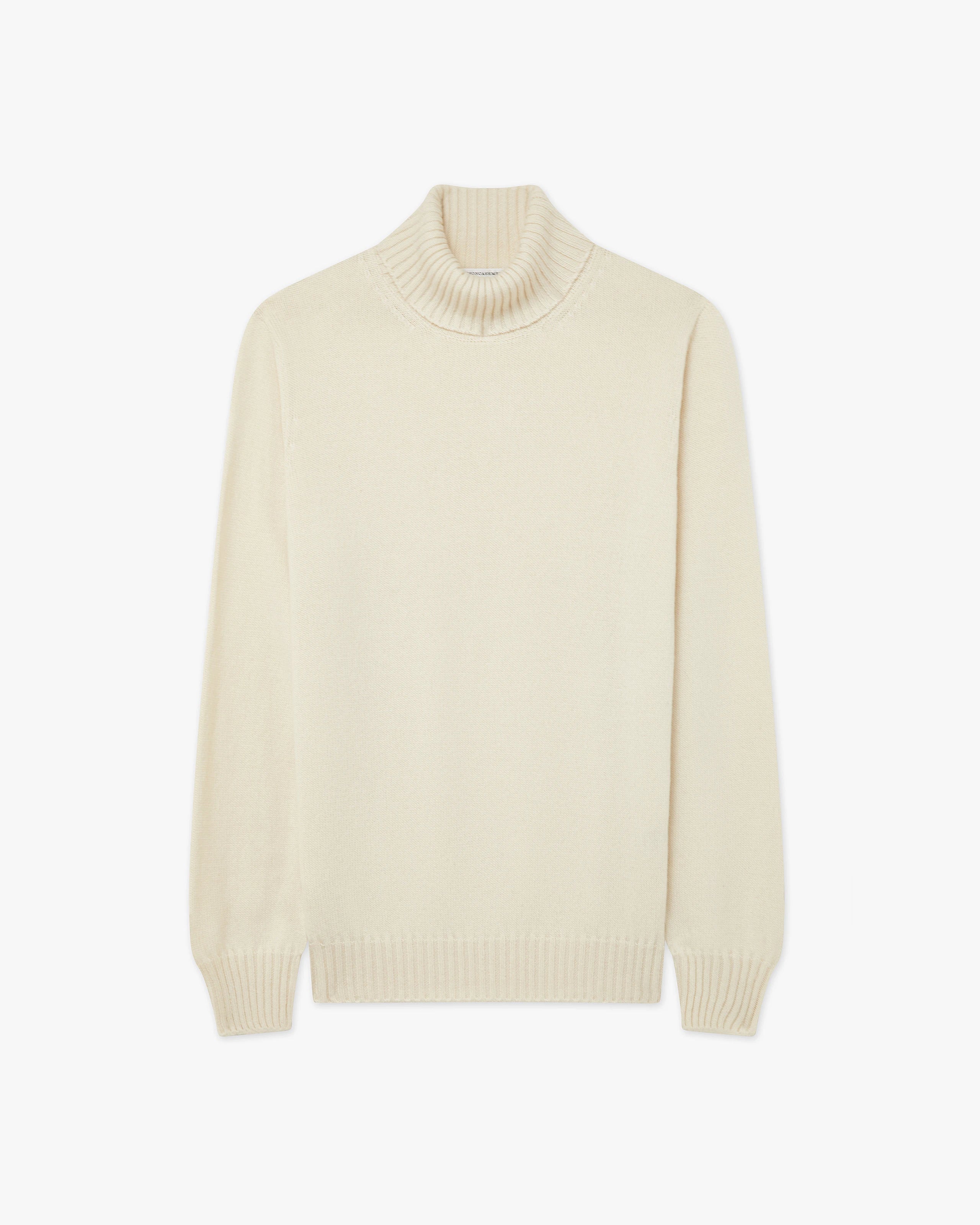 Men's Faloria Turtleneck Sweater - White - Archive