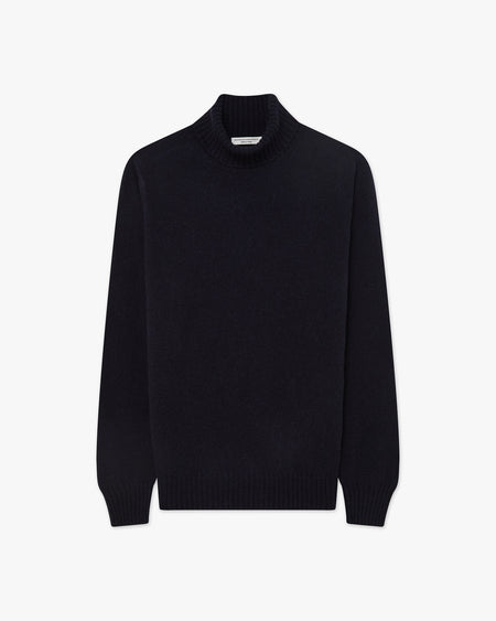 Men's Faloria Turtleneck Sweater - Blue - Archive