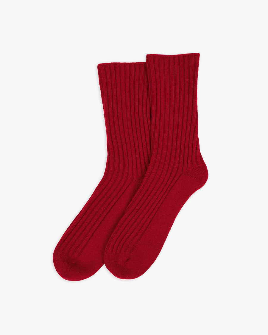 Women's Essential Socks - Red