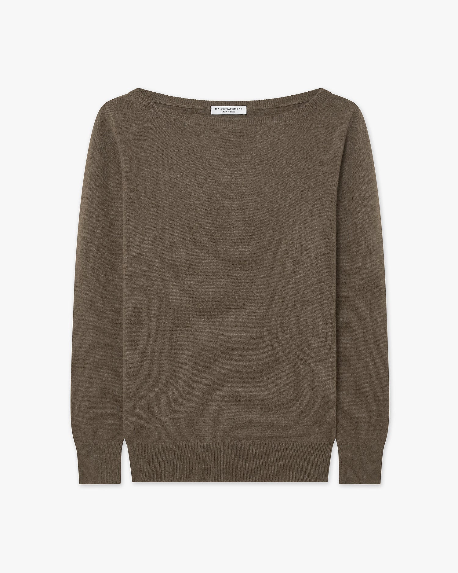 Maglia Scollo Barca Essential - Marrone - Archivio