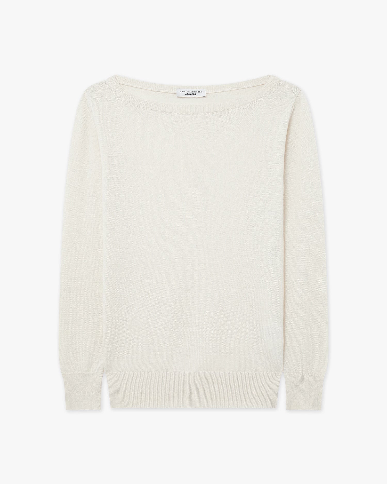 Essential Boat Neck Sweater - Off White - Archive