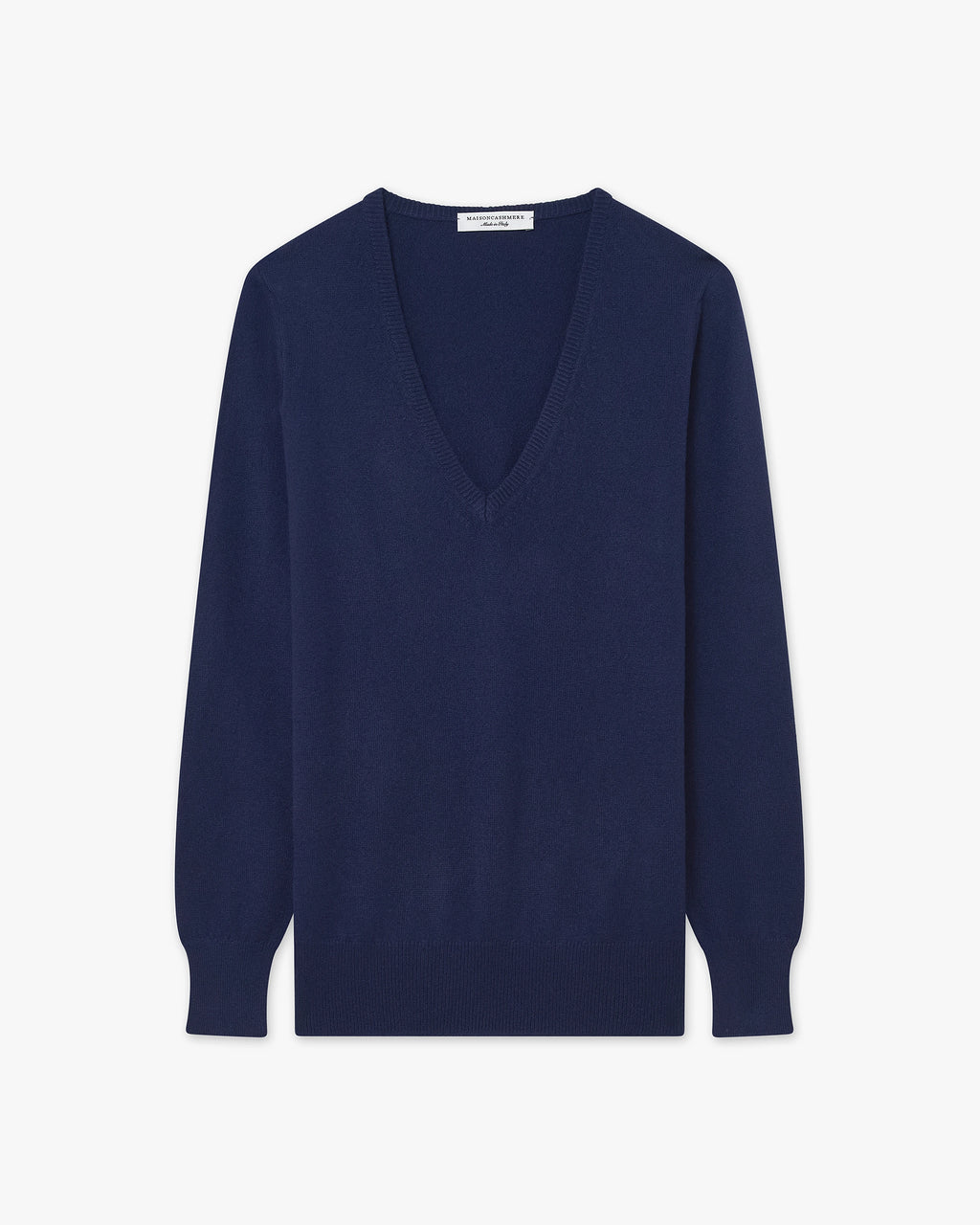 Essential V-Ausschnittpullover Damen - Blau - Archiv