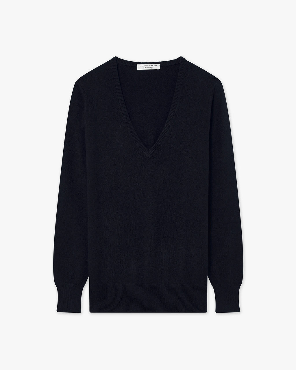 Pull Col V Essential Femme - Bleu Nuit - Archive