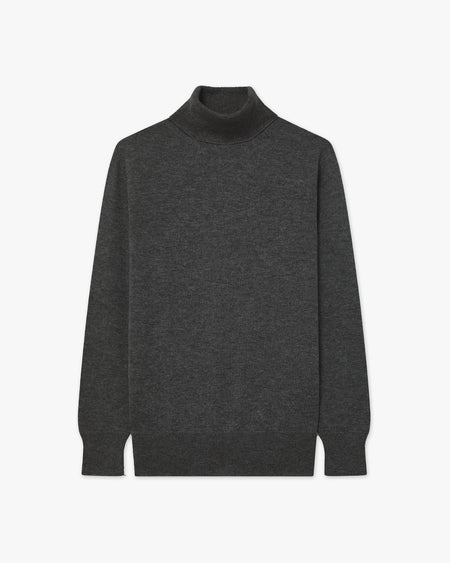 Maglia Dolcevita Essential Donna - Grigio Scuro - Archivio