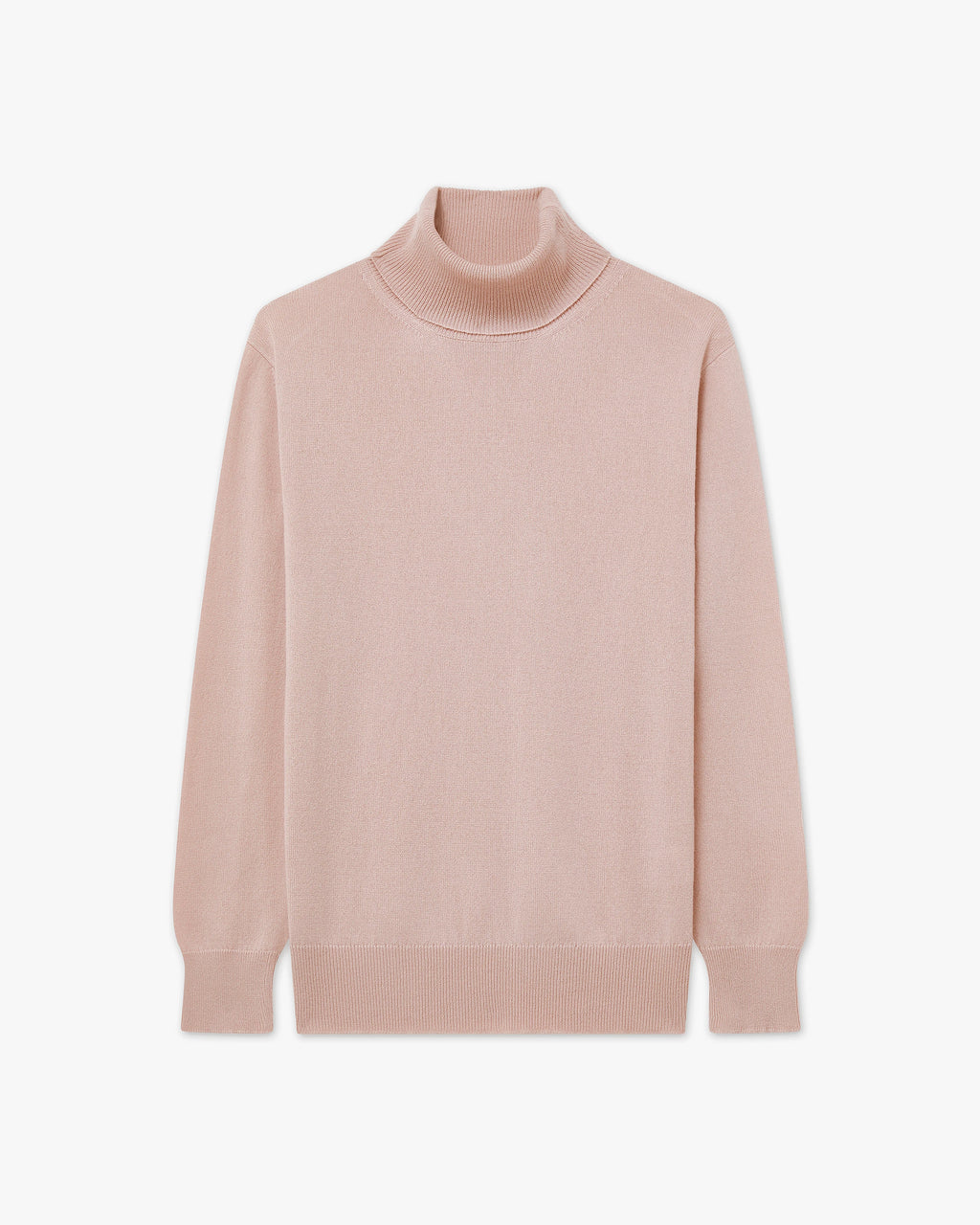 Essential Rollkragenpullover Damen - Pfirsich - Archiv