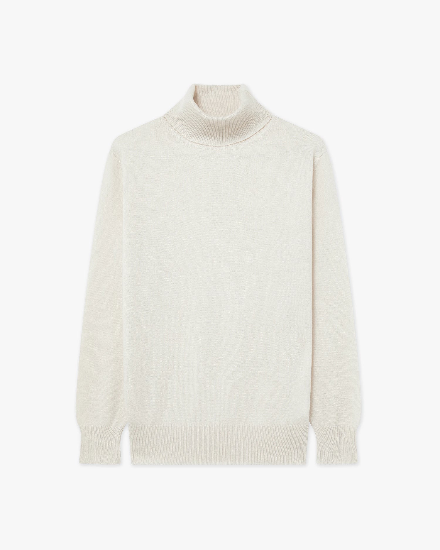 Women's Essential Turtleneck Sweater - Off White - Archive