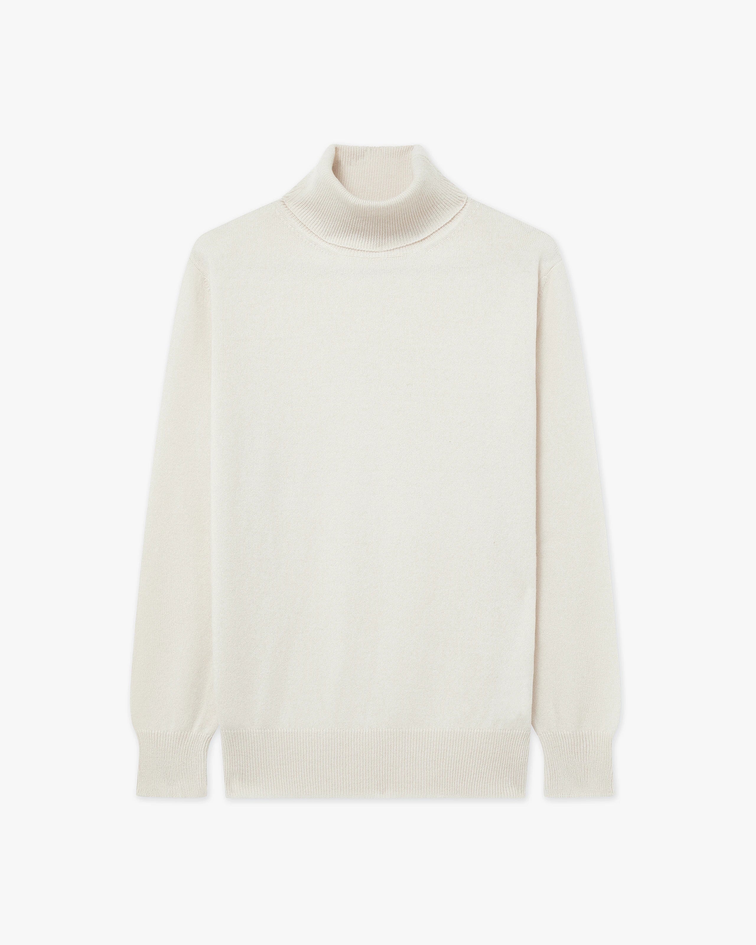 Women's Essential Turtleneck Sweater - Off White - Archive