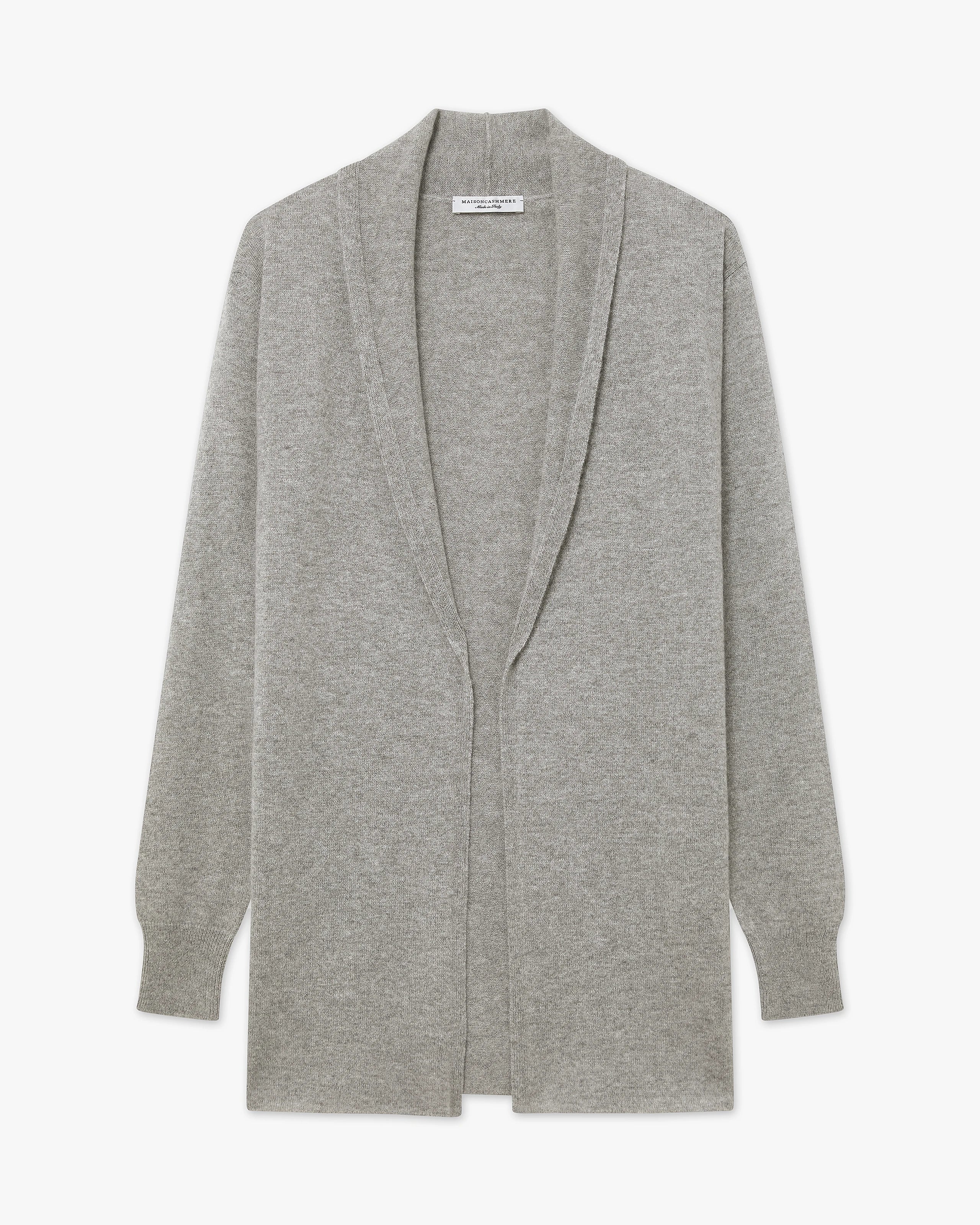 Cardigan Ouvert Essential - Hellgrau - Archiv