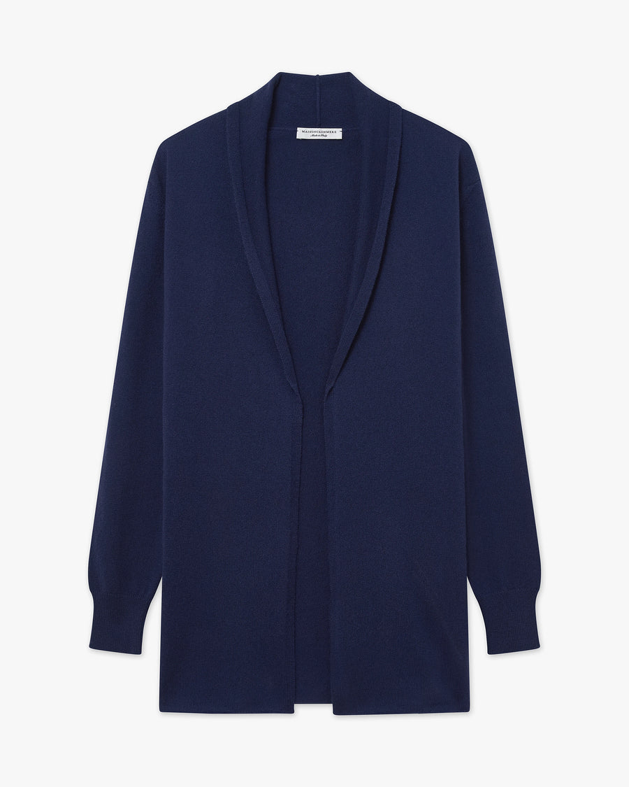 Cardigan Aperto Essential - Blu - Archivio