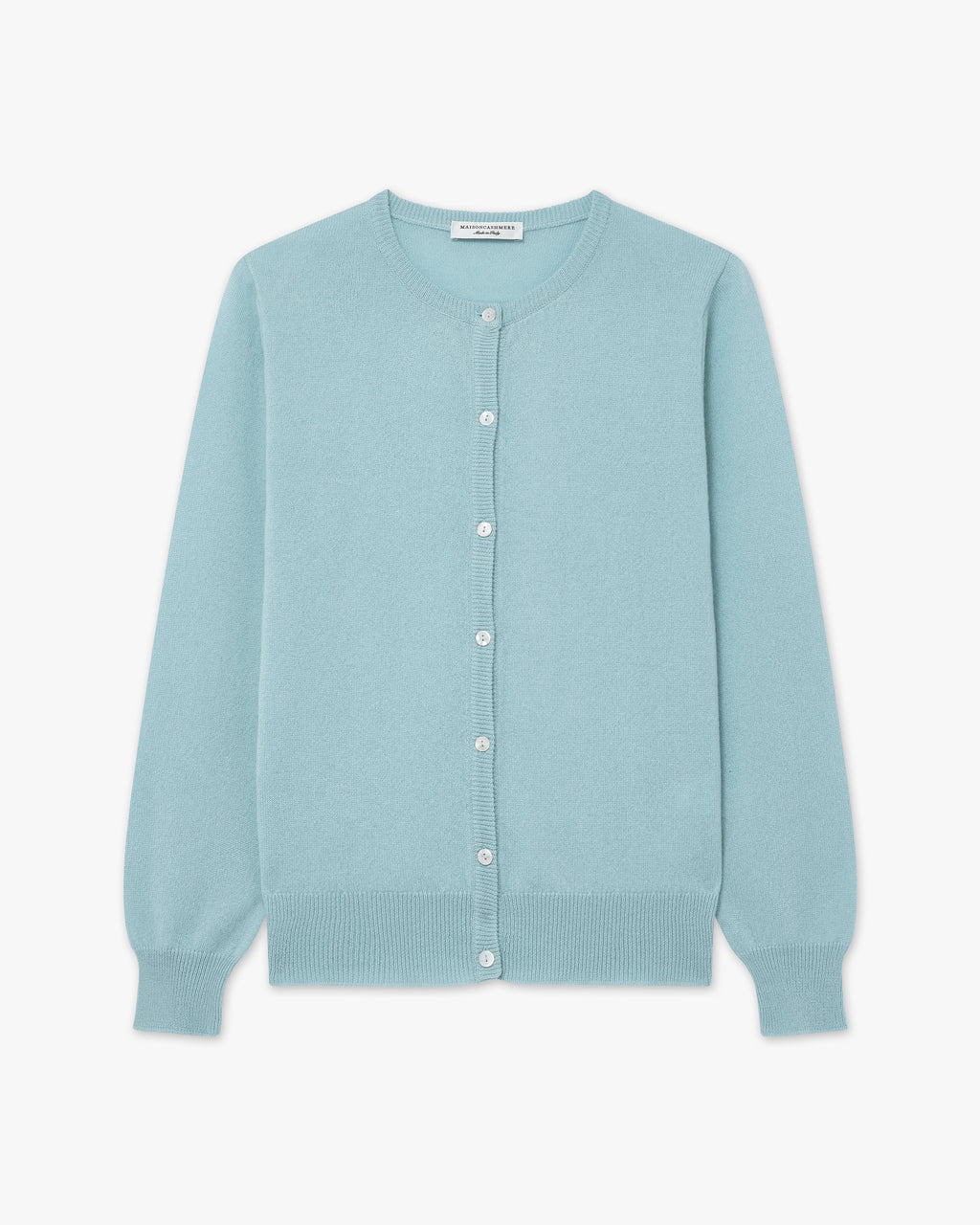 Essential Rundhals Cardigan - Cyan - Archiv