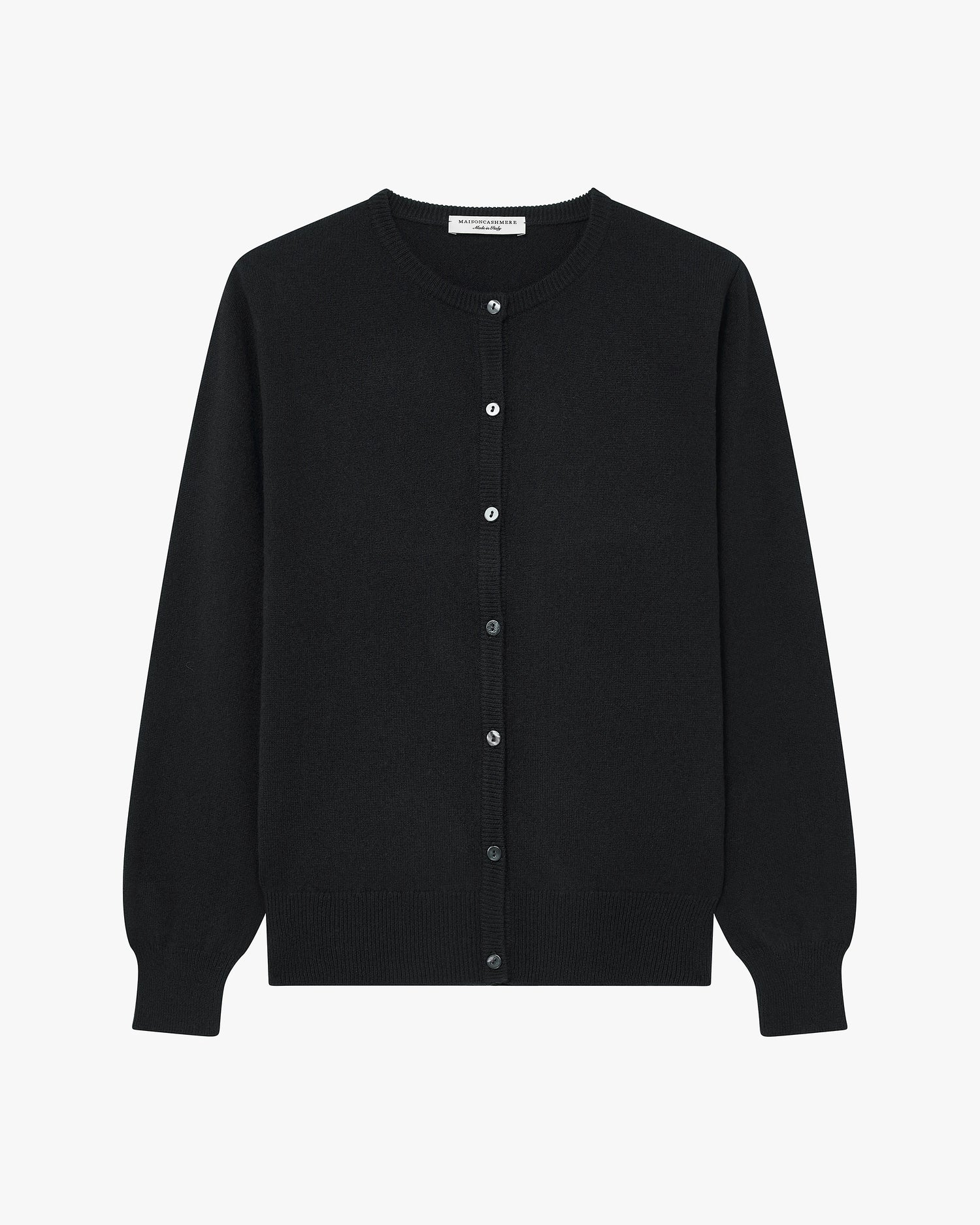 Cardigan Girocollo Essential - Nero - Archivio