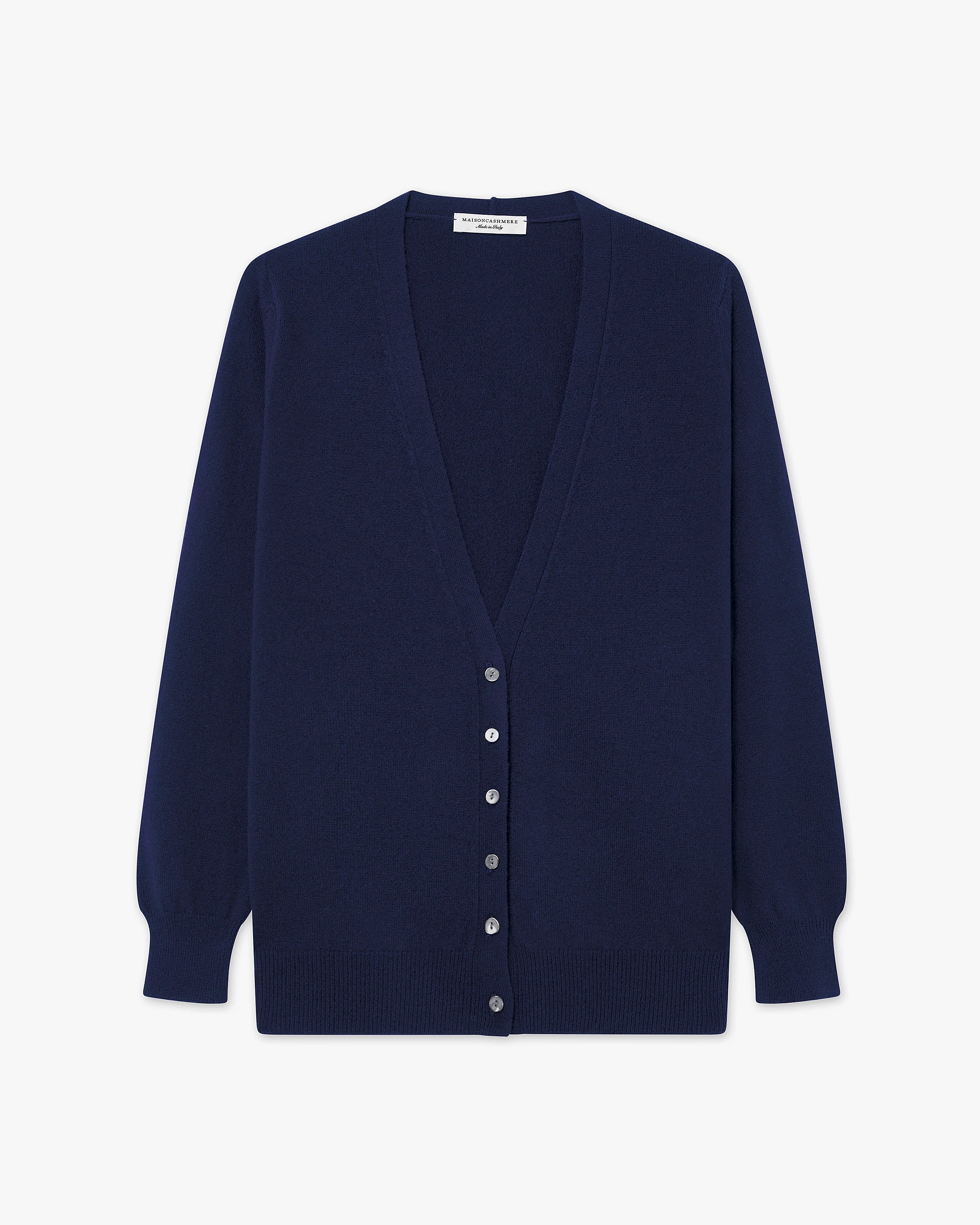 Women's Essential V-Neck Cardigan - Blue - Archive