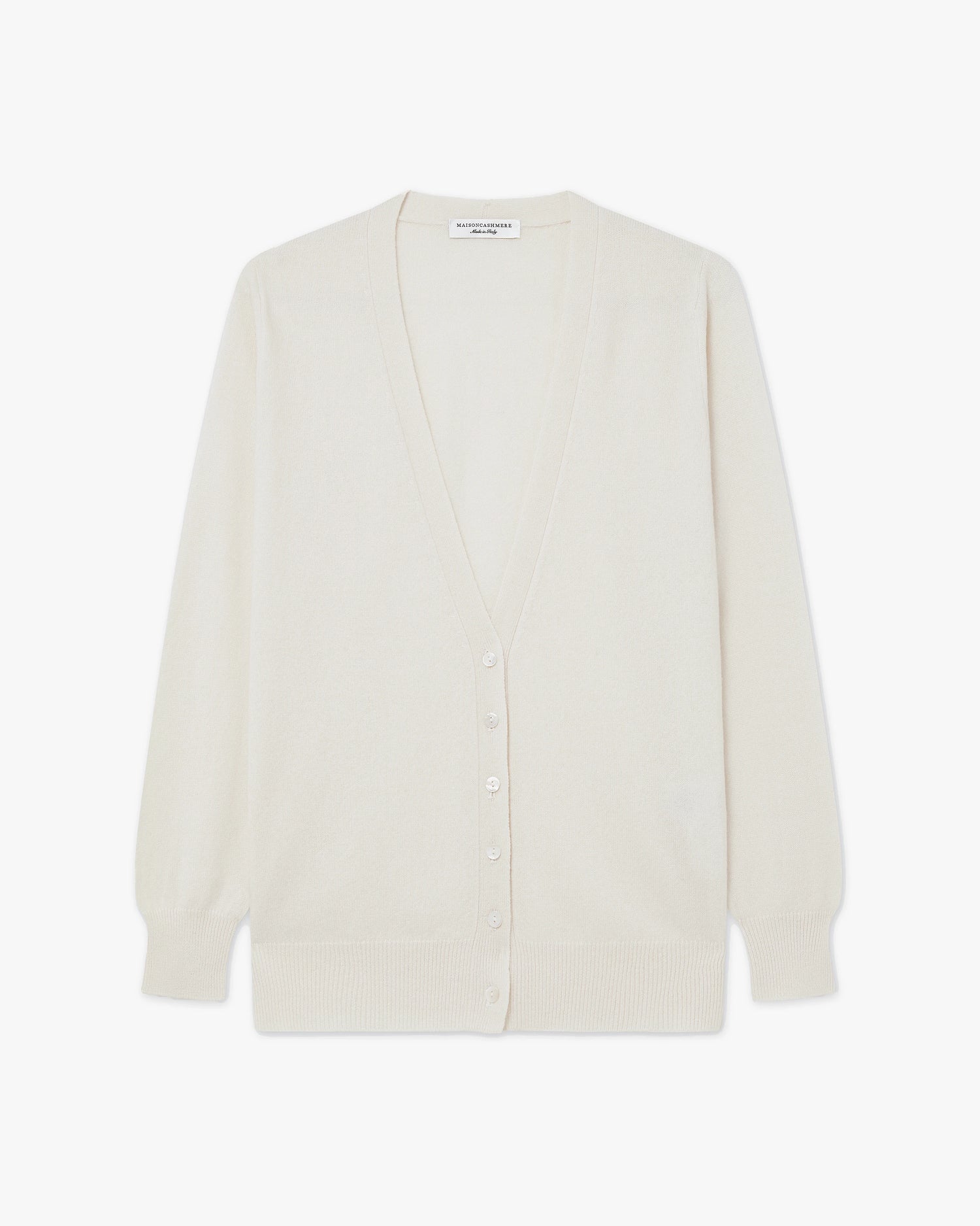 Women's Essential V-Neck Cardigan - Off White - Archive