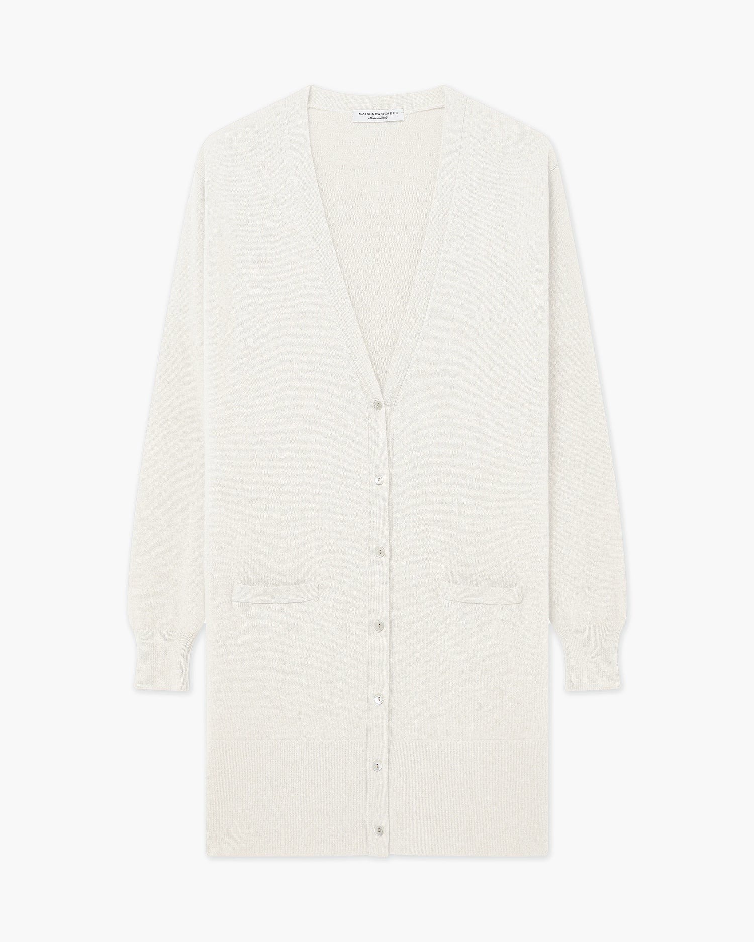 Essential Long Cardigan - Off White - Archive