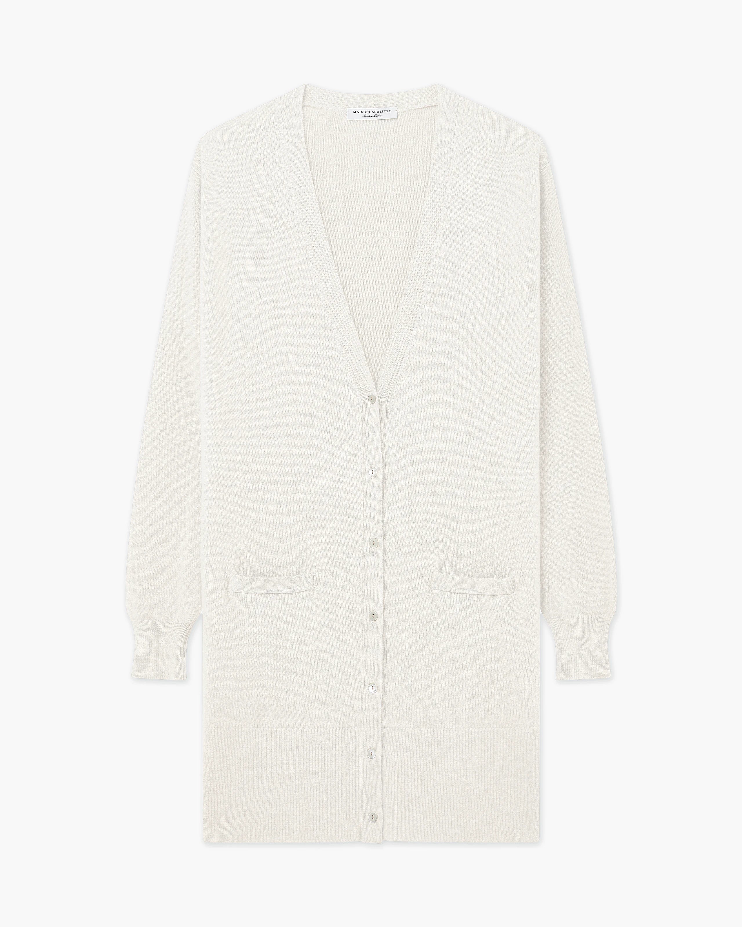 Essential Long Cardigan - Off White - Archive