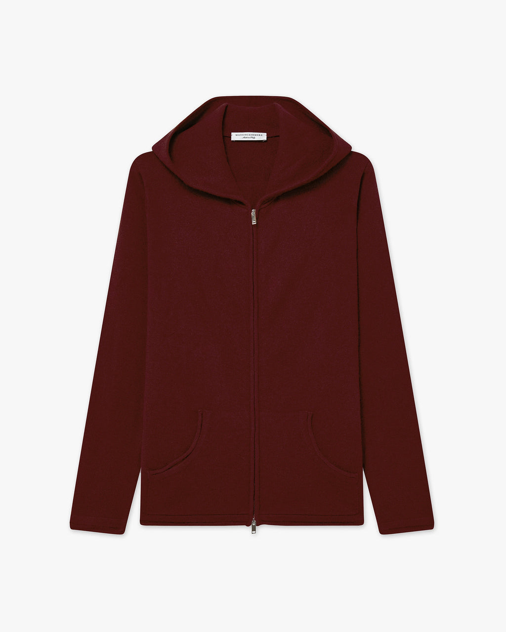 Maglia Cappuccio Zip Salò Donna - Bordeaux - Archivio