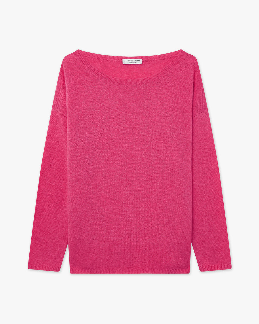 Maglia Scollo Barca Lightness - Fuxia - Archivio