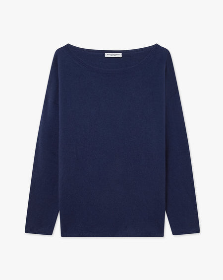 Pull Col Bateau Lightness - Bleu - Archive