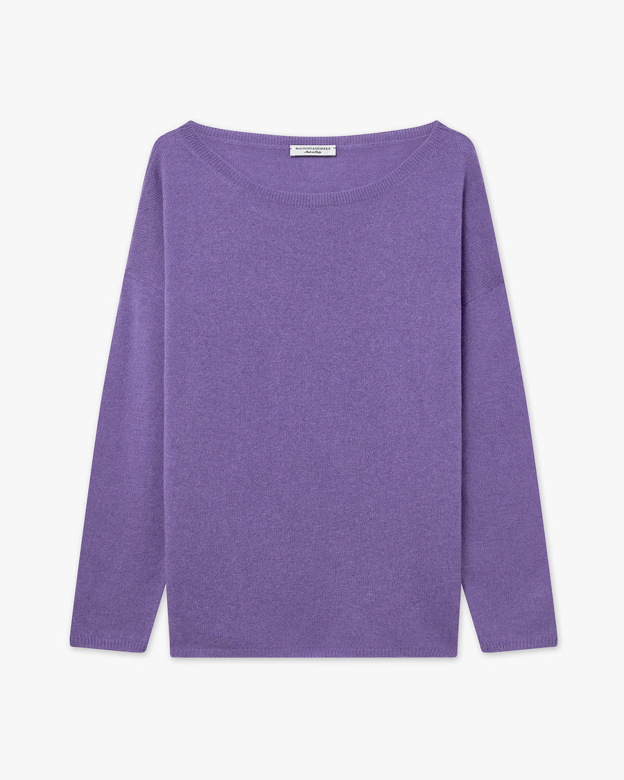 Maglia Scollo Barca Lightness - Lavanda - Archivio