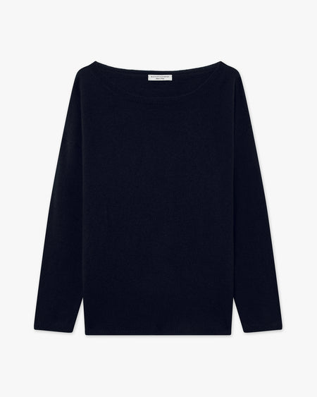 Pull Col Bateau Lightness - Bleu Nuit - Archive