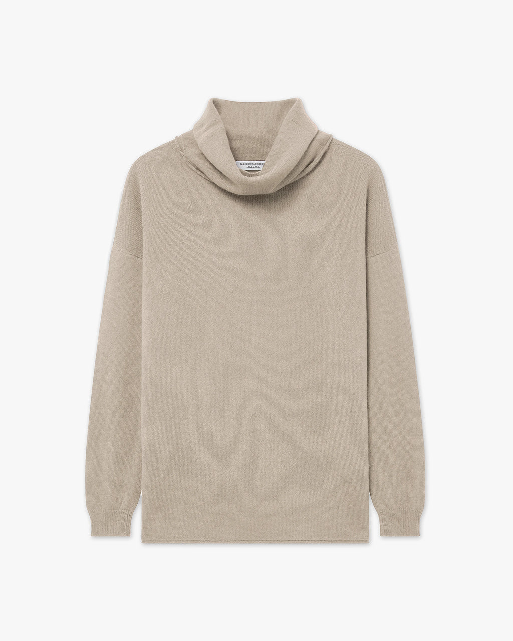 Lightness Cowl Neck Sweater - Beige - Archive