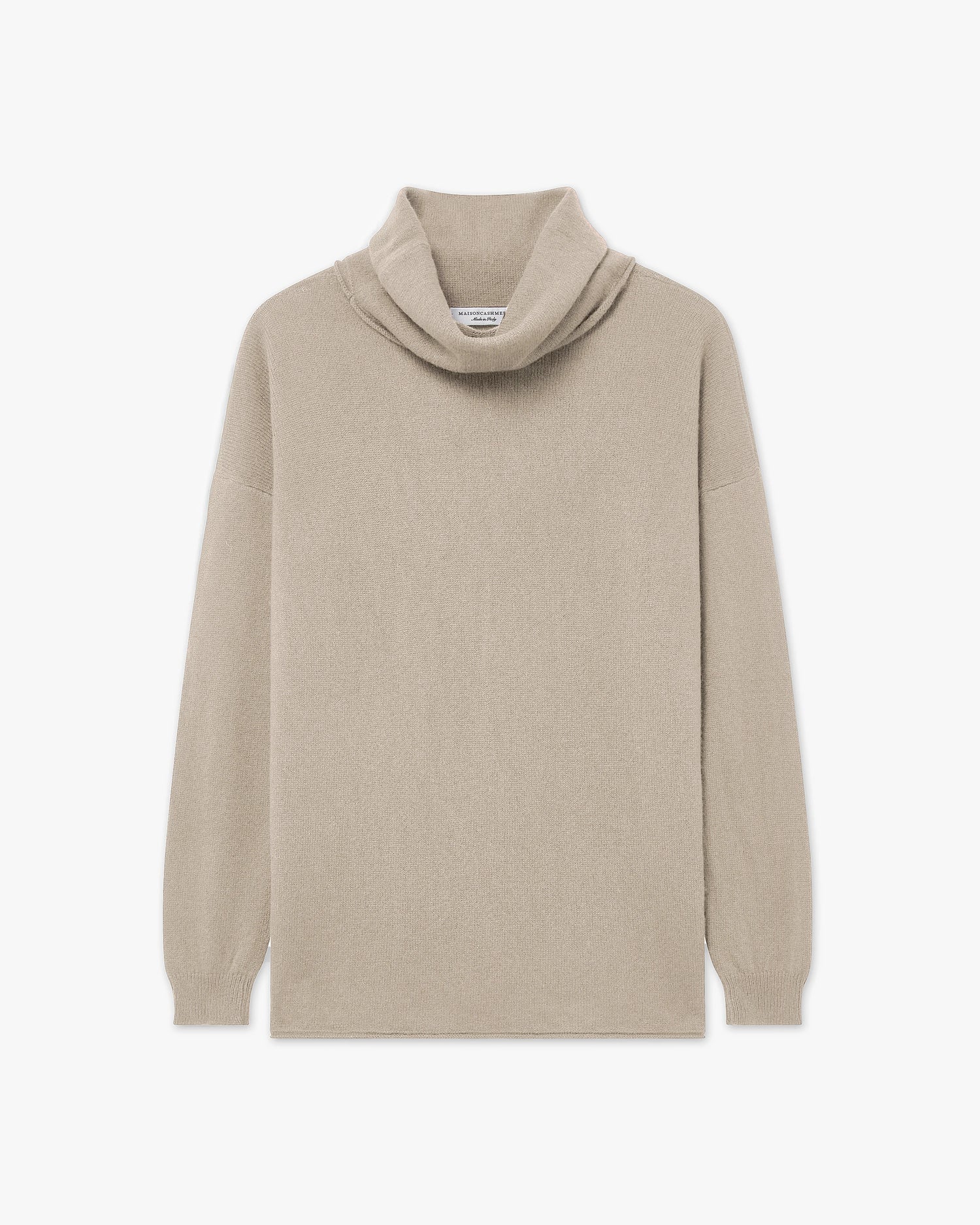 Maglia Collo Anello Lightness - Beige - Archivio