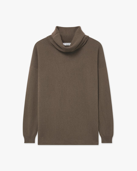 Maglia Collo Anello Lightness - Marrone - Archivio