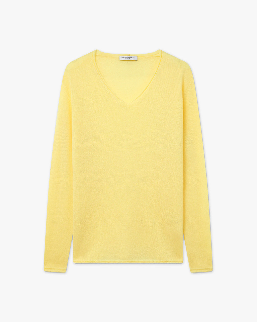 Lightness V-Ausschnittpullover - Gelb - Archiv