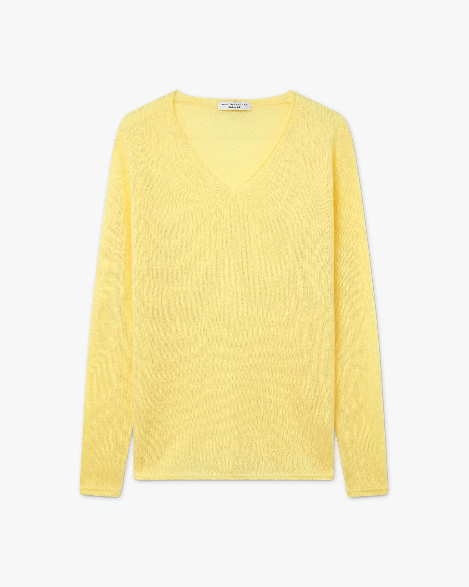 Lightness V-Neck Sweater - Yellow - Archive