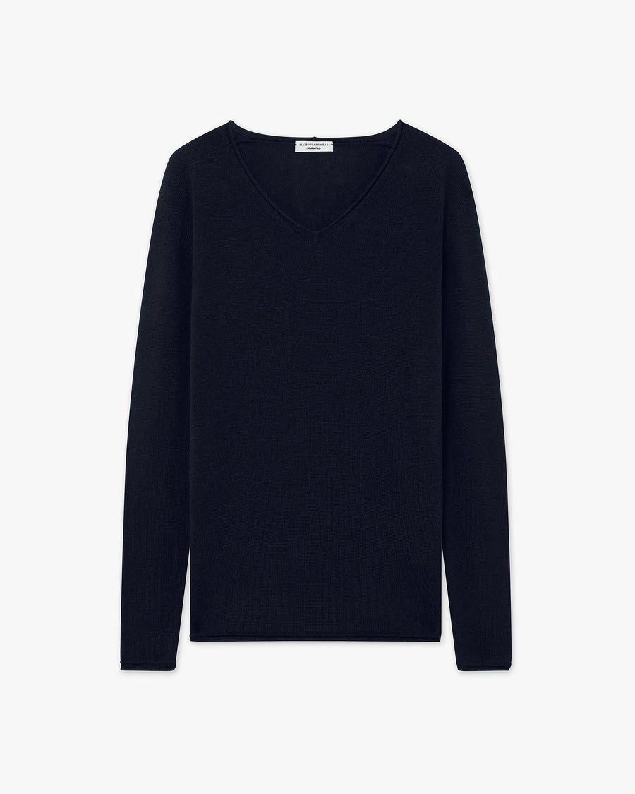 Maglia Scollo V Lightness - Blu Scuro - Archivio