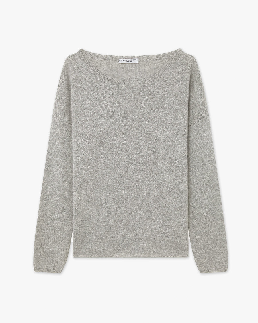 Maglia Girocollo Lightness - Grigio Chiaro - Archivio
