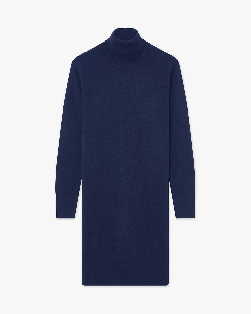 Florenz Rollkragen Kleid - Blau - Archiv