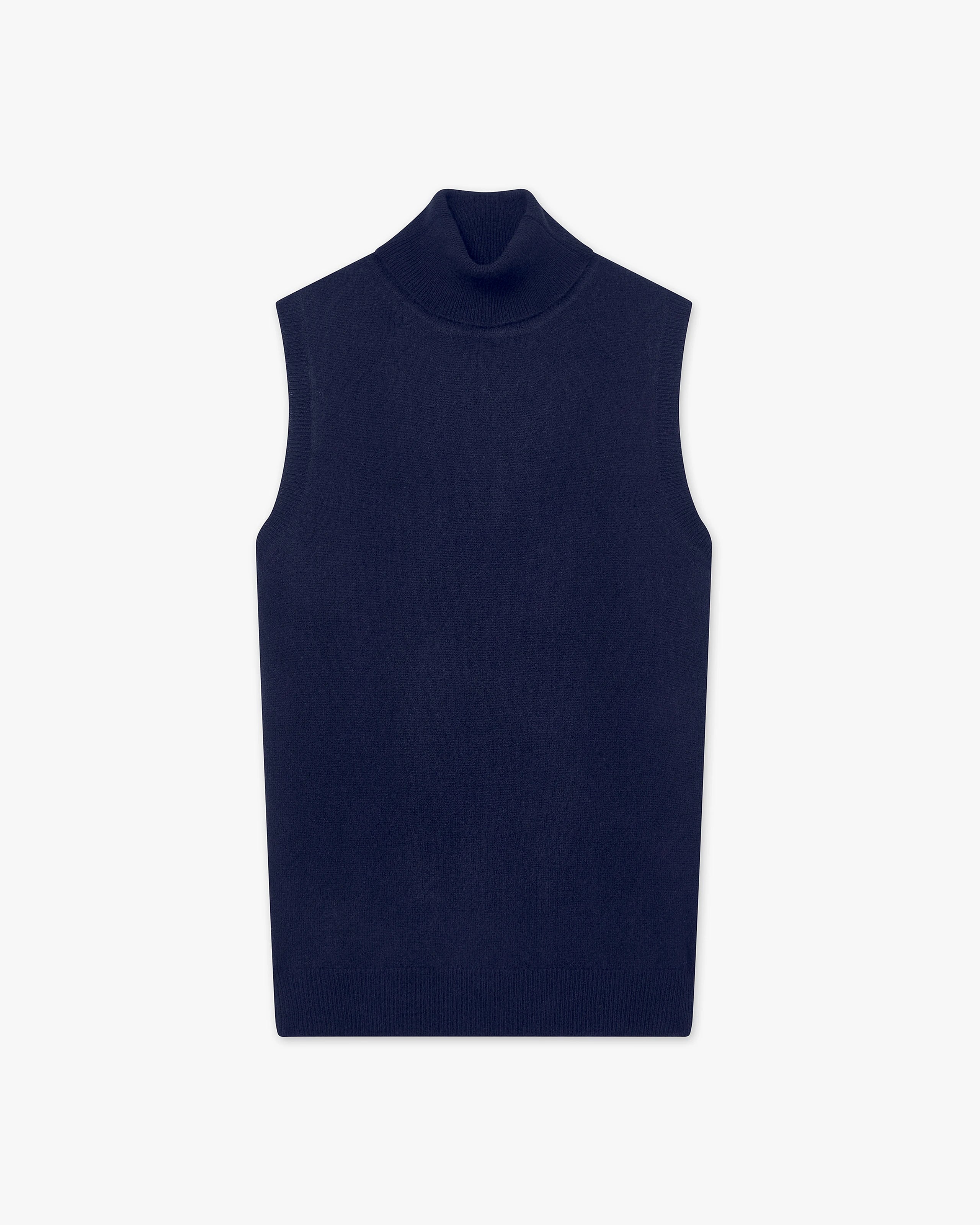 Essential Turtleneck Top - Blue - Archive