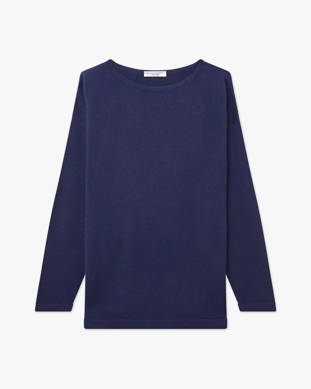 Mollis Boat Neck Sweater - Blue - Archive