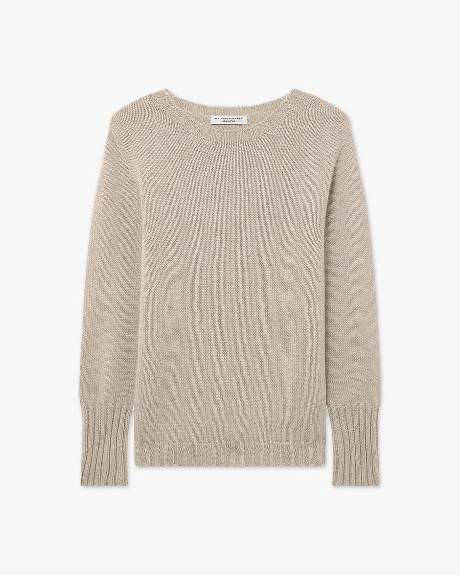 Maglia Girocollo Merano Donna - Beige - Archivio