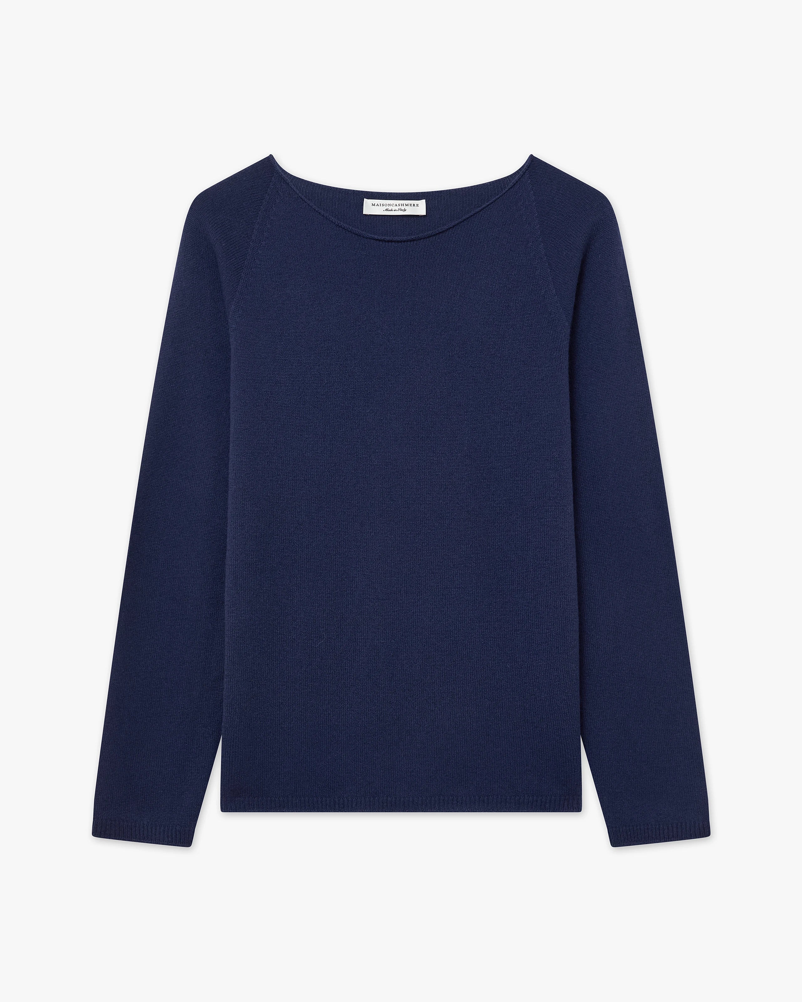 Pull Col Rond Piuma Femme - Bleu - Archive