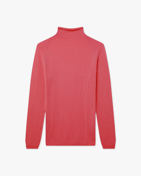 Pull Col Montant Piuma - Corail - Archive