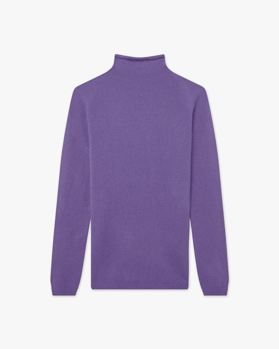 Maglia Collo Alto Piuma - Lavanda - Archivio