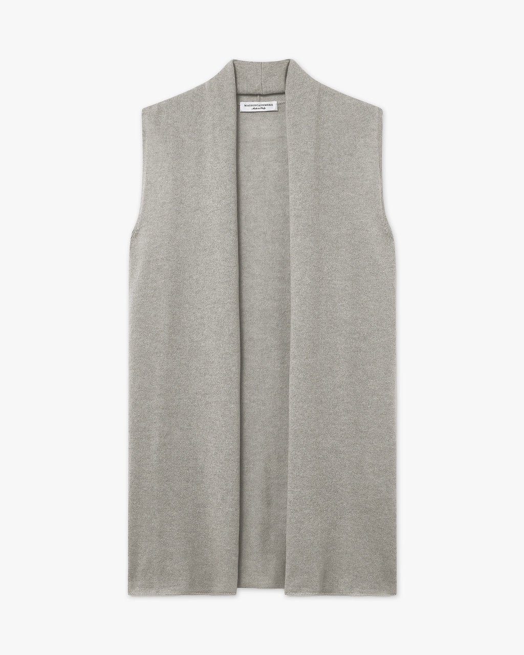 Essential Ärmellose Cardigan - Hellgrau - Archiv
