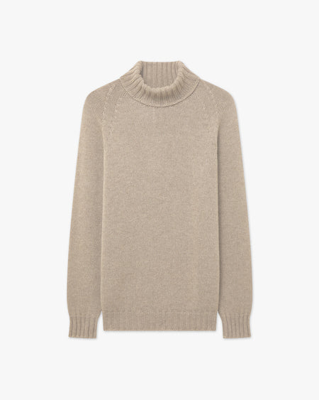 Women's Parksville Turtleneck Sweater - Beige - Archive