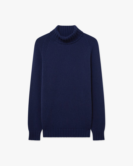 Women's Parksville Turtleneck Sweater - Blue - Archive