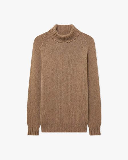 Women's Parksville Turtleneck Sweater - Camel - Archive