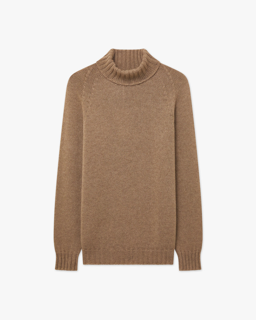 Women's Parksville Turtleneck Sweater - Camel - Archive