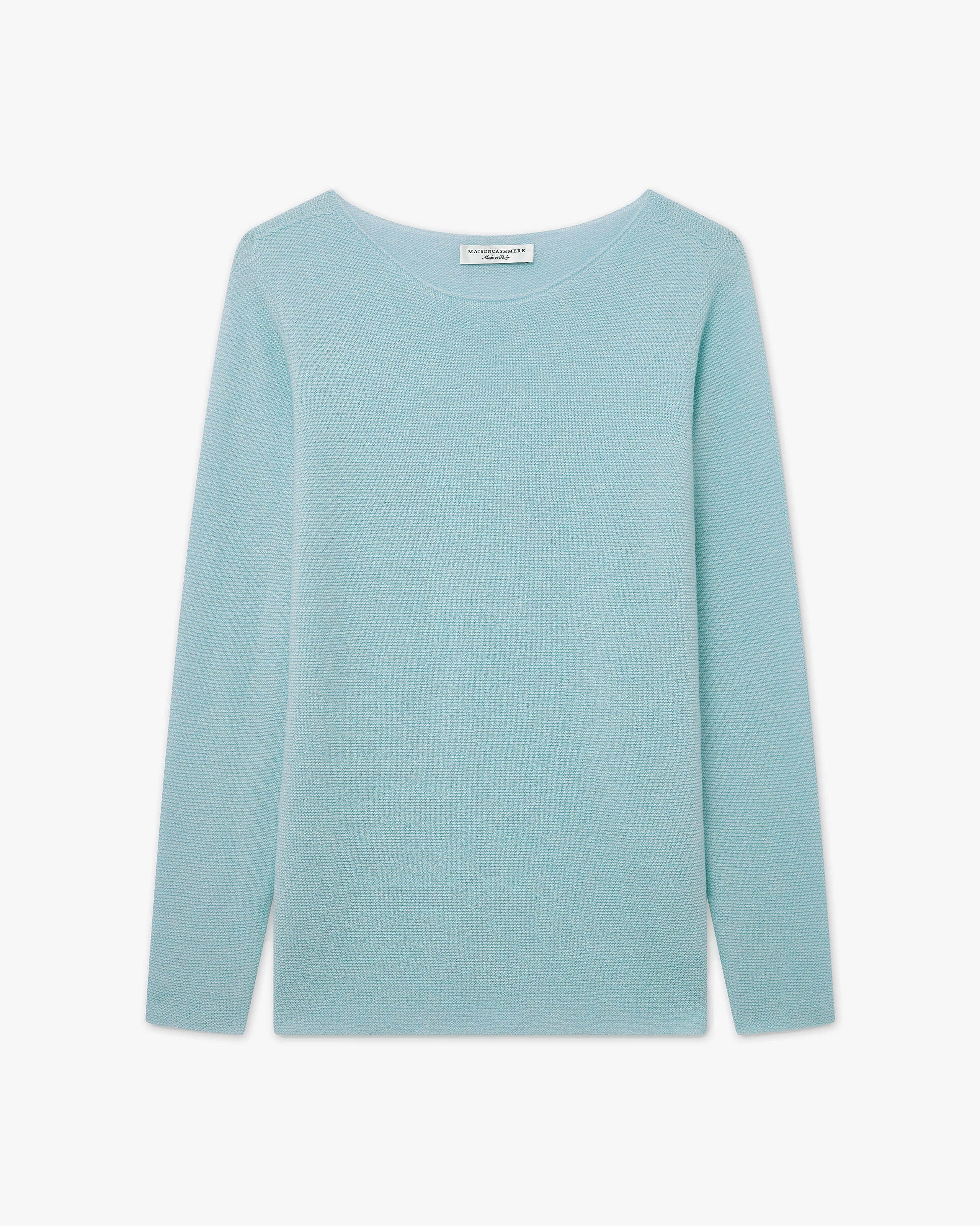 Maglia Scollo Barca Soffio - Ciano - Archivio