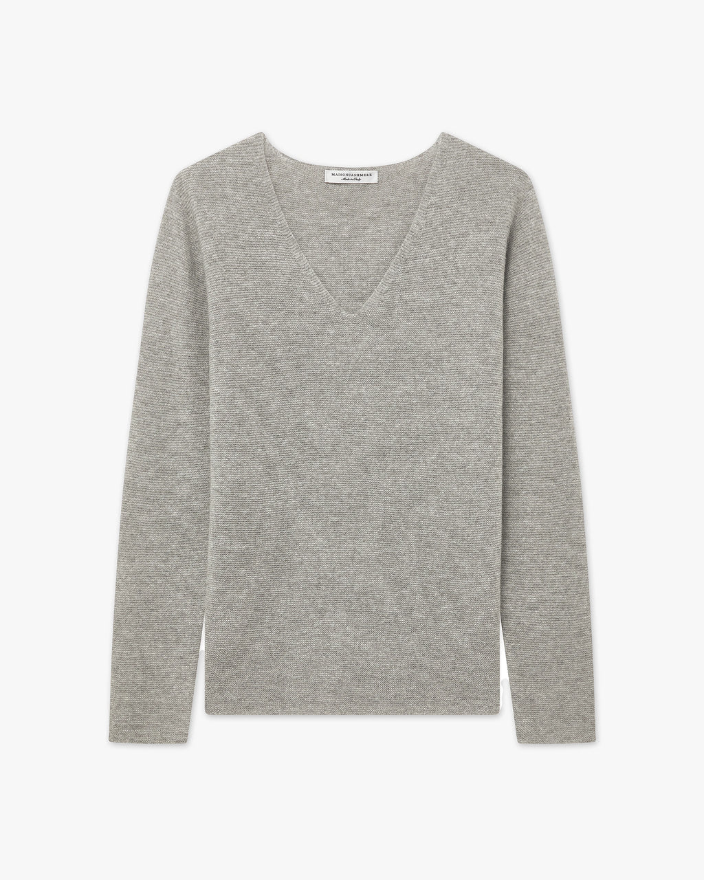 Women's Soffio V-Neck Sweater - Light Grey - Archive