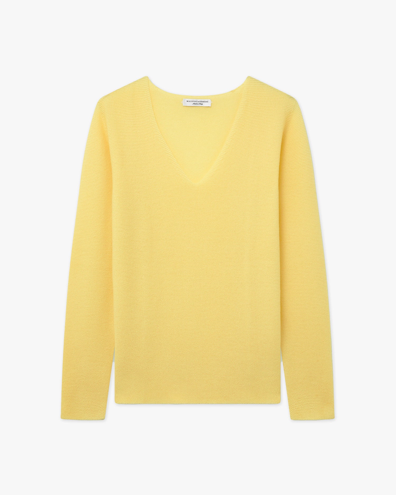 Maglia Scollo V Soffio Donna - Giallo - Archivio